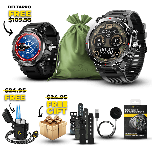 Paquete de regalo Raptor + Reloj GRATIS