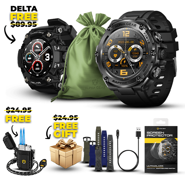 Paquete de regalo Raptor PRO + Reloj GRATIS