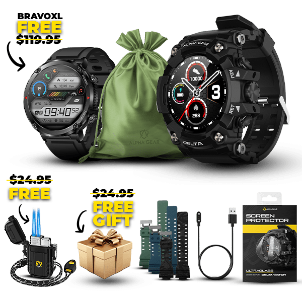 Paquete de regalo Delta + reloj GRATIS