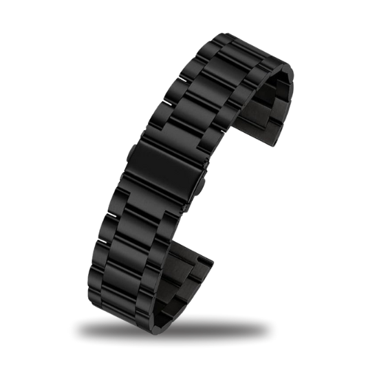 Correa de metal negra exclusiva para reloj Raptor PRO (muñeca de 5,7 a 8,2 pulgadas)