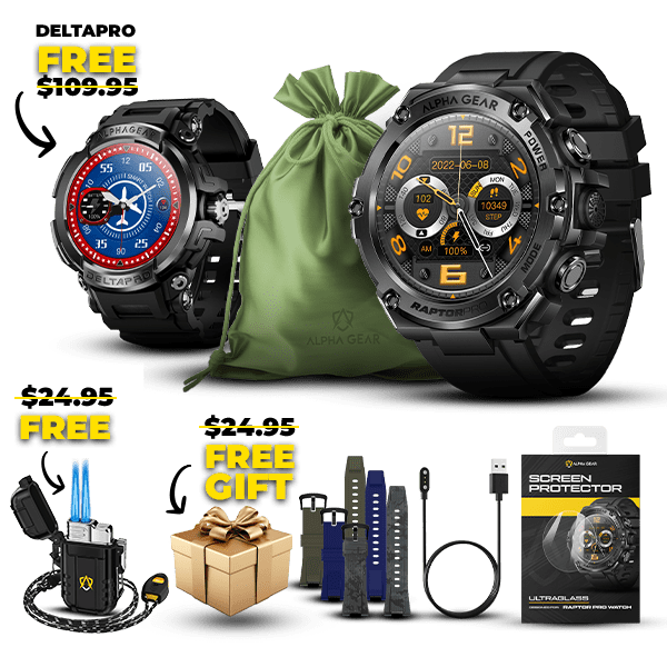 Paquete de regalo Raptor PRO + Reloj GRATIS