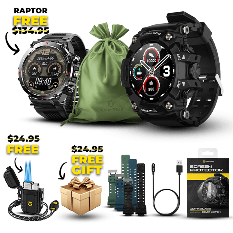 Paquete de regalo Delta + reloj GRATIS