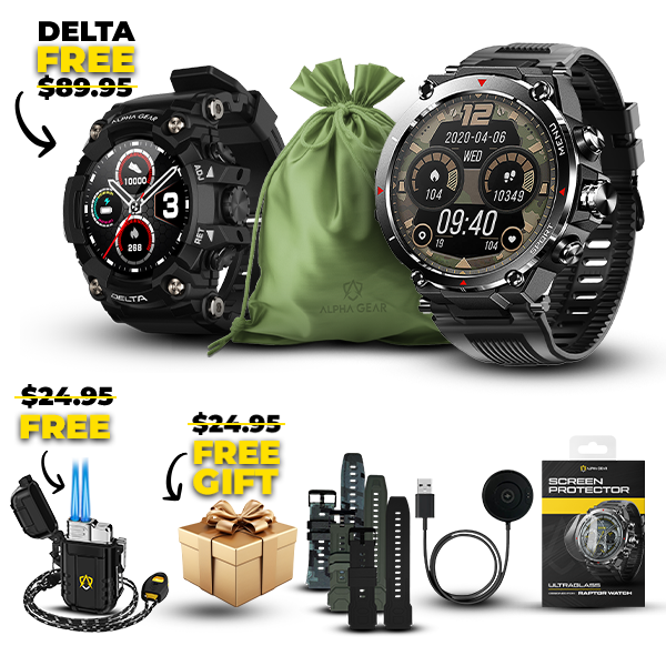 Paquete de regalo Raptor + Reloj GRATIS