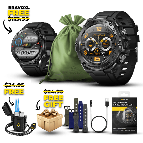 Paquete de regalo Raptor PRO + Reloj GRATIS