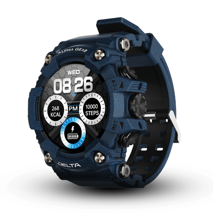 AlphaStrongUS Delta Smart Watch - Navy Blue Limited Edition DLTA BLUE watch