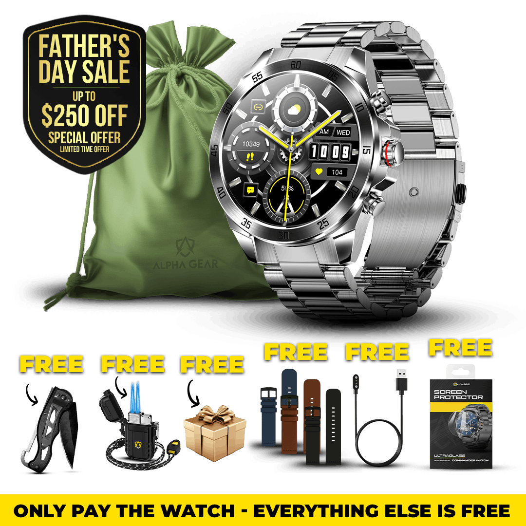 Commander Smartwatch - Father's Day Gift Package