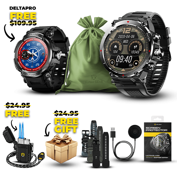 Raptor Xmas Gift Package + FREE Watch