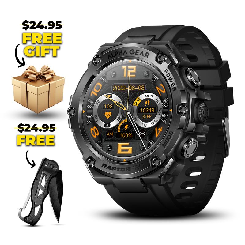 The AlphaGear Raptor Pro smartwatch