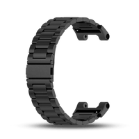 Black Metal Band Exclusively for Raptor PRO Watch (5.7 - 8.2 inch wrist)