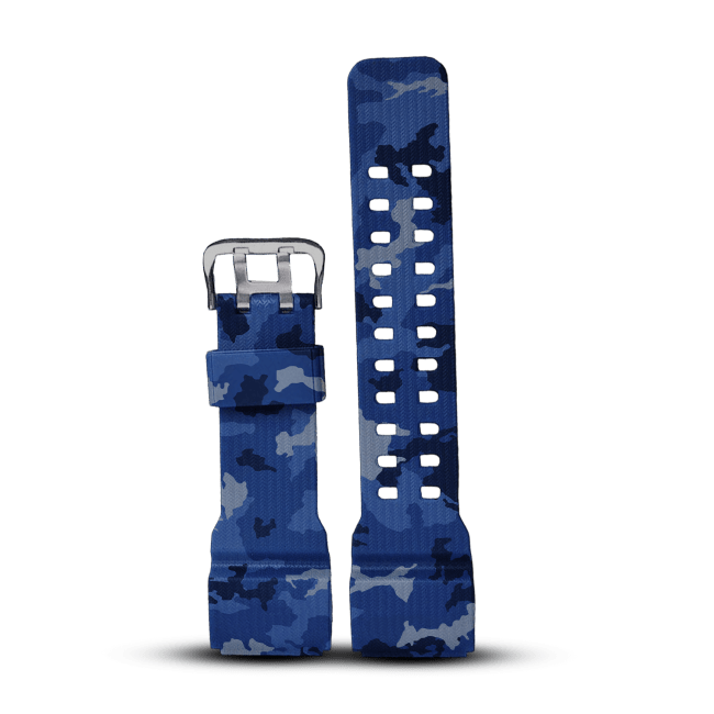 AlphaStrongUS Blue Camo Band for Delta Pro Watch Blue camo band Delta Pro