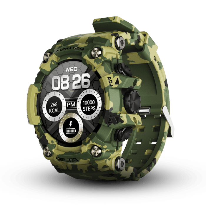 AlphaStrongUS Delta Smart Watch Military Green DLTA CAMO WATCH JF1