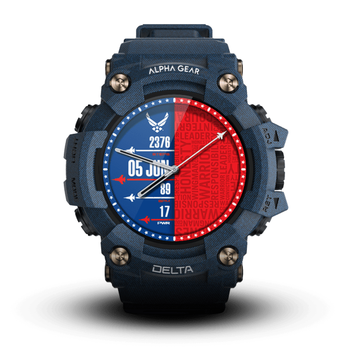 AlphaStrongUS Delta Smart Watch - Navy Blue Limited Edition DLTA BLUE watch